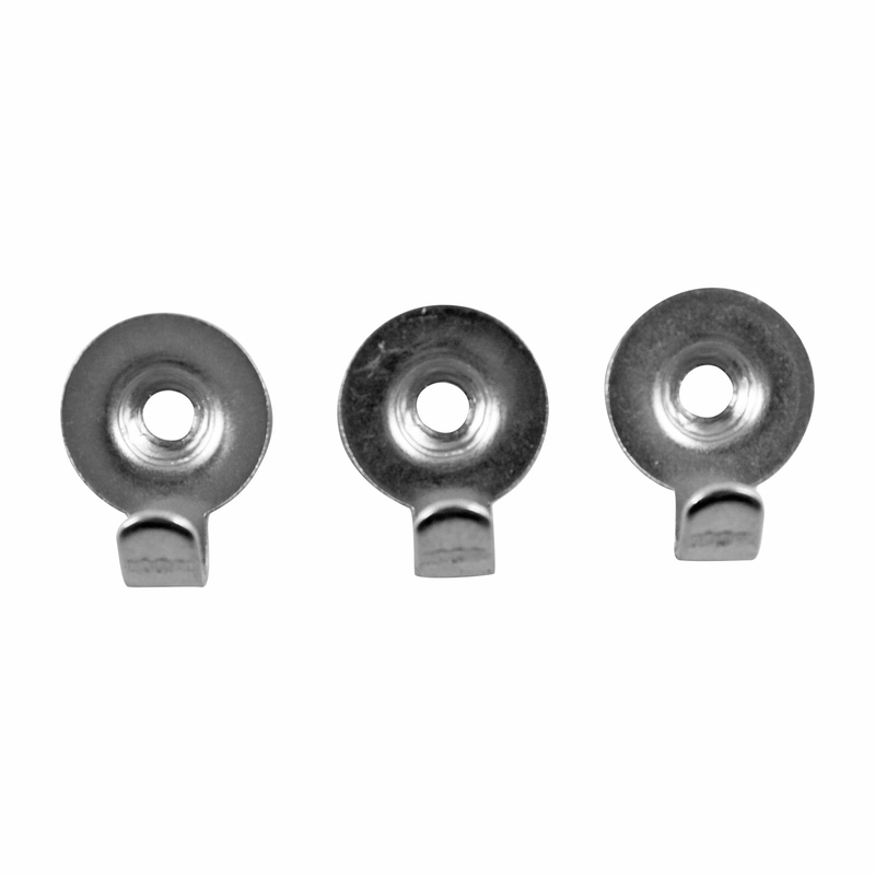 Everhang Heavy Duty Solid Wall Hangers Silver 3pcs