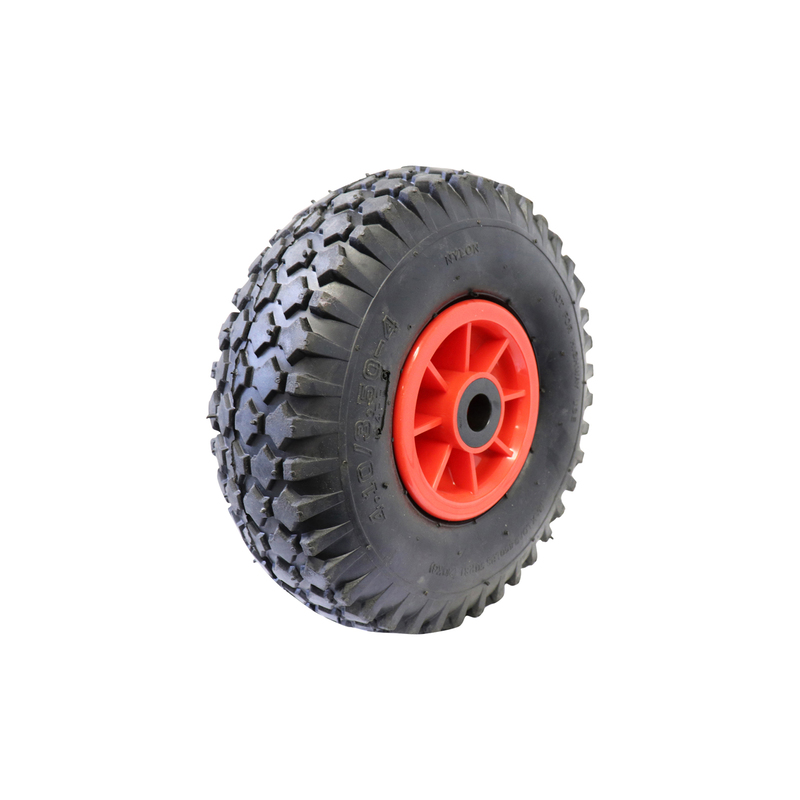Easyroll 3.50x4 Pneumatic Wheel Nylon Centred 120Kg Load Capacity 20mm