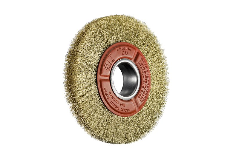 SIT Brass Crimped Wire Wheel 200mm MULTI 1PC