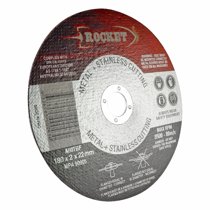 Rocket 125mm Cutting Discs Stainless Steel Suits Angle Grinder 10PCS