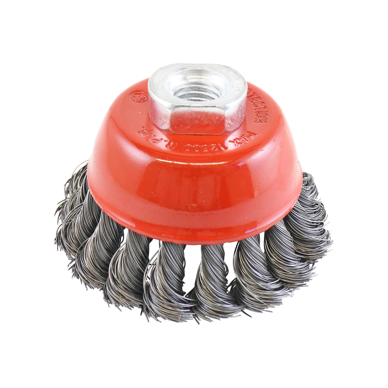 Rocket Steel Twist Knot Cup Brush 75mm x M14 1PC