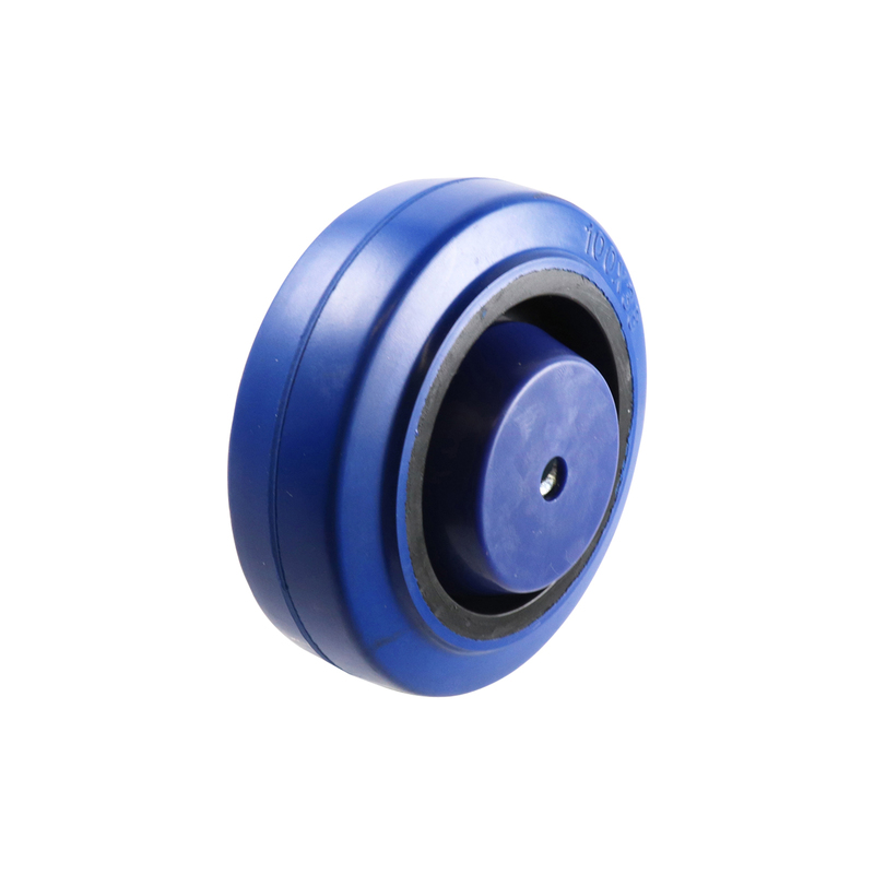 Easyroll 100mm Elastic Rubber/ Nylon/ Roller Bearing Wheels 140Kg Load