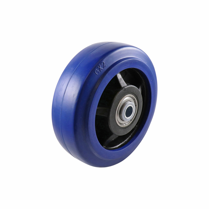 Easyroll 150mm Elastic Rubber/ Nylon Wheels 300Kg Load Capacity 20mm Bore 1 PC