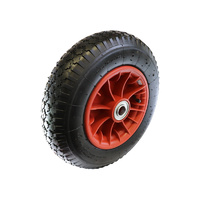 Easyroll 400x8" Pneumatic Wheel Ball Bearings 180