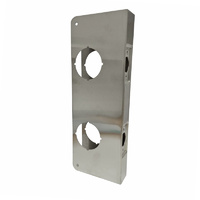 Adoored Door Reinforcer 2 Hole 70mm Backset SS 1PC