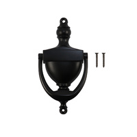 Adoored Door Knocker Black 1PC