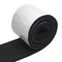 Feltgard Black 500mm Adhesive Felt Roll for Hard S