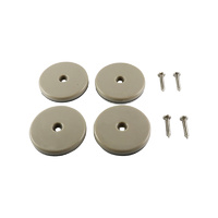 Surface Gard 50mm Grey Nail-On Round Slide & Glide
