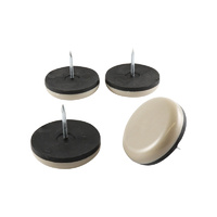 Surface Gard 32mm Grey Nail-On Round Slide & Glide