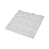 Feltgard 13mm Clear Adhesive Round Bumpers 12PCS
