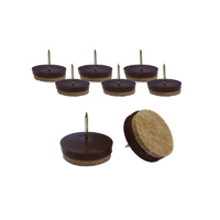 Surface Gard 30mm Brown Nail-On Round Felt Based S