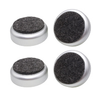 Surface Gard 44mm Satin Chrome Felt Based Round Ca
