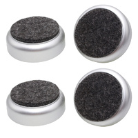 Surface Gard 44mm Satin Chrome Felt Based Round Ca