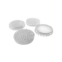 Surface Gard 44mm Clear Spiked Round Castor Cups 4