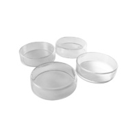 Surface Gard 44mm Clear Flat Based Round Castor Cu