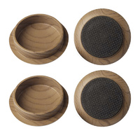 Surface Gard 44mm Brown Non-Slip Round Castor Cups