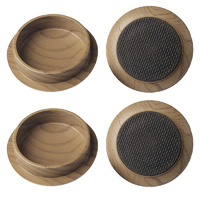 Surface Gard 44mm Brown Non-Slip Round Castor Cups