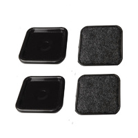 Surface Gard 44mm Brown Carpet Based Square Castor