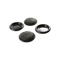 Surface Gard 44mm Brown Carpet Based Round Castor