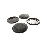 Surface Gard 44mm Brown Carpet Based Round Castor