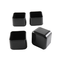 Surface Gard 22mm Black External Square Chair Tips