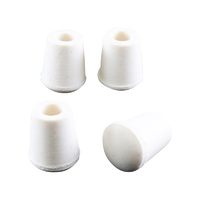 Surface Gard 6mm White External Round Chair Tips 4