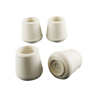 Surface Gard 16mm White External Round Chair Tips