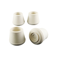 Surface Gard 19mm White External Round Chair Tips