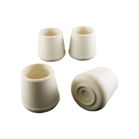 Surface Gard 29mm White External Round Chair Tips