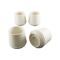 Surface Gard 38mm White External Round Chair Tips