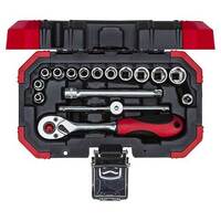 Gedore Red Socket Set Size 4-13mm, 16 Pieces - 3300050