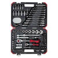 Gedore Red Socket Set 1/4" and 1/2" , 92 Pieces - 3300062
