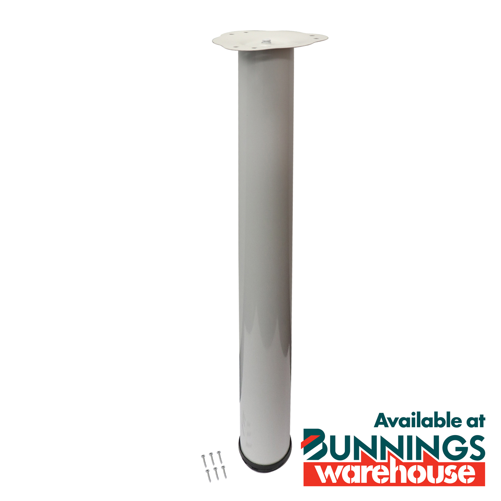 Adoored 60x710mm Adjustable White Table Leg