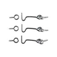 Everhang Hook and Eyes - Silver 3PCS