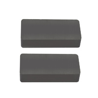 Everhang 47x22mm Ceramic Rectangle Magnets 2PCS