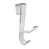 Adoored Over The Door Hooks - Clear 1PC