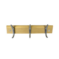 Adoored 3 Hook Rails - Natural 1PC