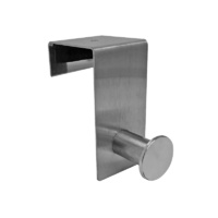 Adoored Small Over The Door Hooks - Satin chrome 1