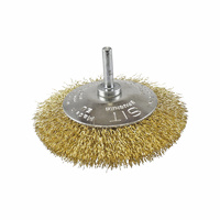 SIT Steel Crimped Conical Brush- 95mm x M6 1PC