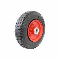 Easyroll 2.50x4" Pneumatic Wheel Ball Bearings 140kg 1PC