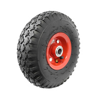Easyroll 3.50x4" Pneumatic Wheel Ball Bearings 160kg 1PC