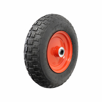Easyroll 4.00x8" Pneumatic Wheel Ball Bearings 22