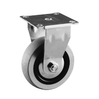 Easyroll 100mm Grey Rubber G1 Series Castors 55kg 1PC