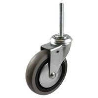 Easyroll 100mm Grey Rubber G1 Series Castors 55kg 1PC