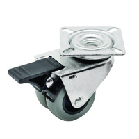 Easyroll 50mm Grey Rubber G2 Series Castors 70kg 1PC