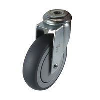 Easyroll 125mm Grey Rubber G6 Series Castors 130kg 1PC