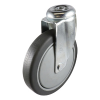 Easyroll 150mm Grey Rubber G6 Series Castors 130kg 1PC