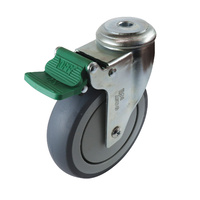 Easyroll 125mm Grey Rubber G6 Series Castors 130kg 1PC (Special Order)