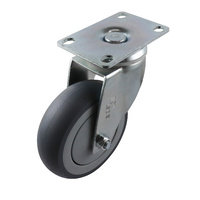 Easyroll 100mm Grey Rubber G6 Series Castors 120kg 1PC