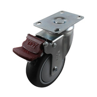 Easyroll 100mm Urethane G6 Series Castors 120kg 1PC